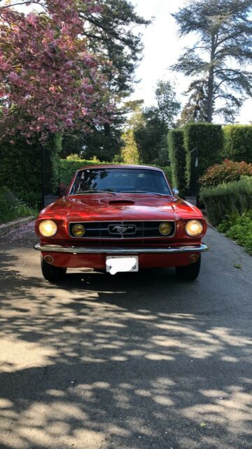 1965 Red Ford Mustang Coupe