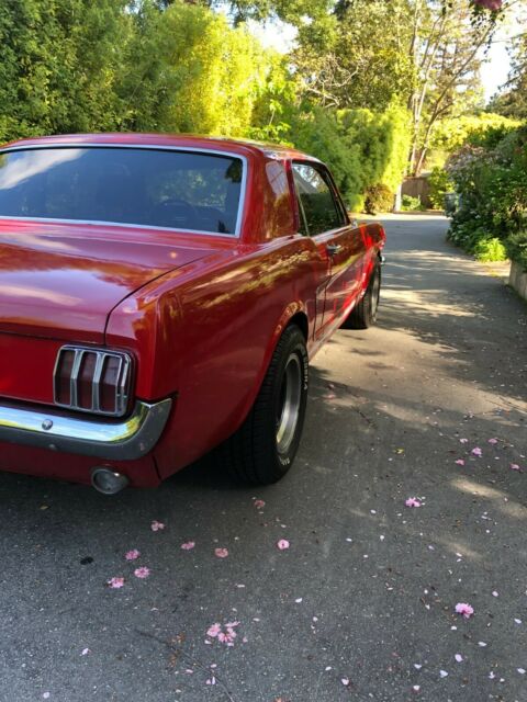 1965 Red Ford Mustang Coupe
