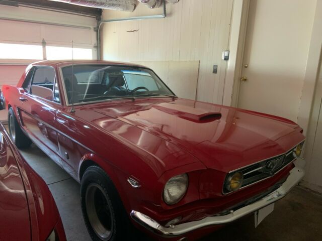 1965 Red Ford Mustang Coupe
