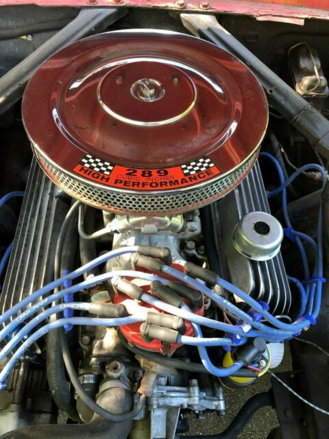 1965 Red Ford Mustang Coupe