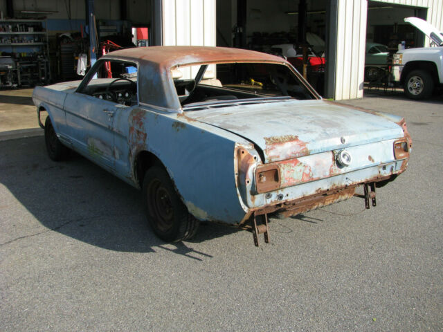 1965 Blue Ford Mustang Coupe