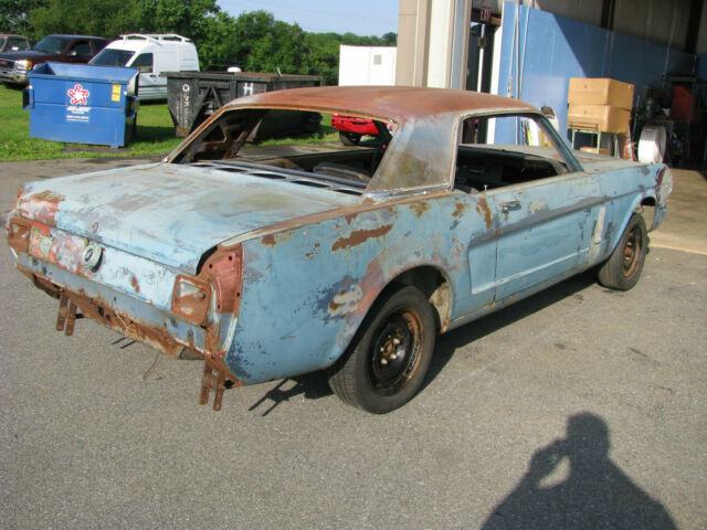 1965 Blue Ford Mustang Coupe