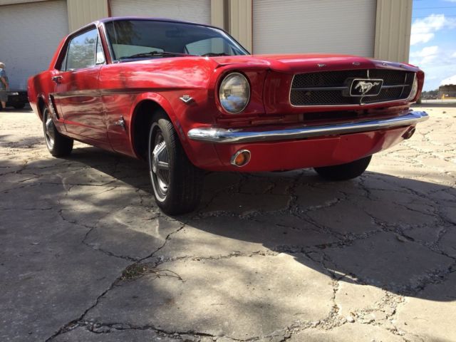1965 Red Ford Mustang Coupe