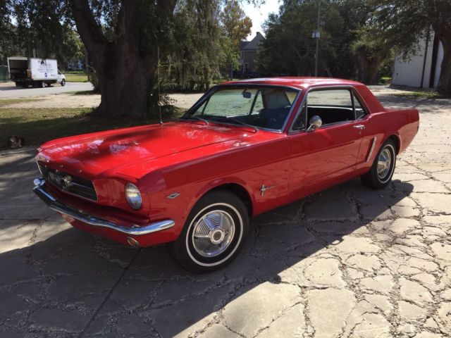 1965 Red Ford Mustang Coupe