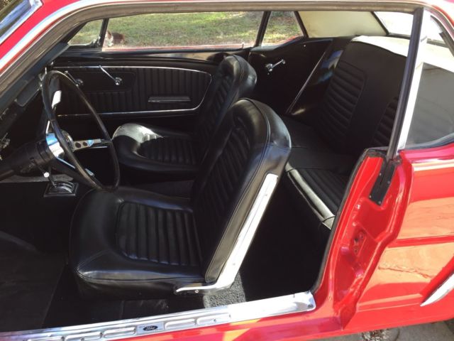 1965 Red Ford Mustang Coupe