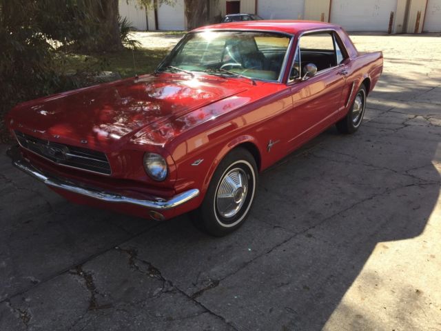 1965 Red Ford Mustang Coupe