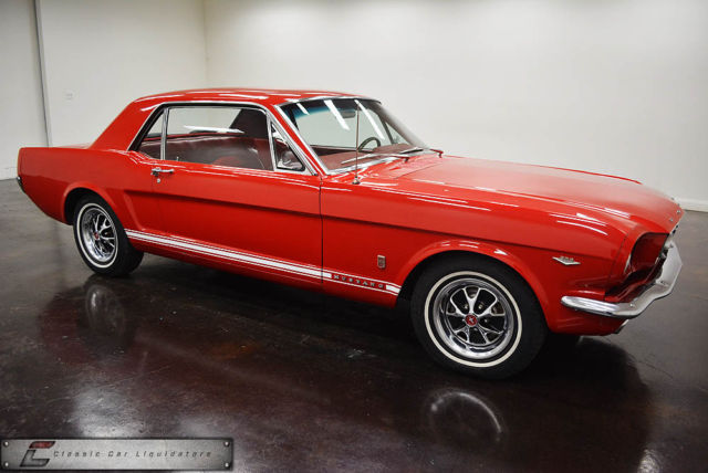 1965 Red Ford Mustang