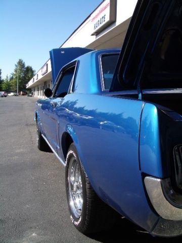 1965 Blue Ford Mustang Coupe