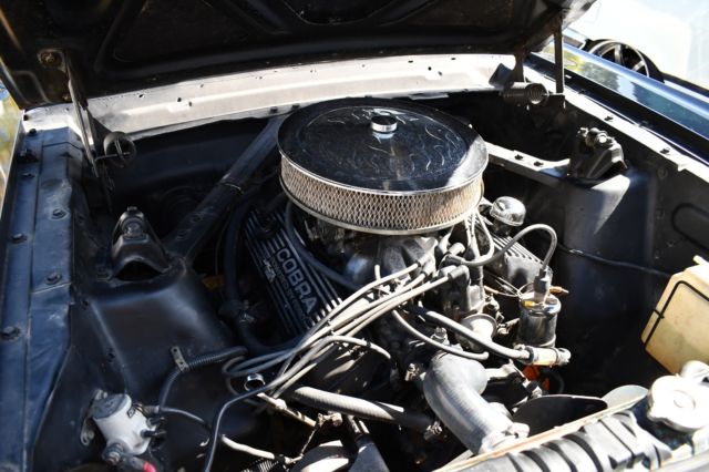 1965 Black with Silver Rally Stripes Ford Mustang Coupe