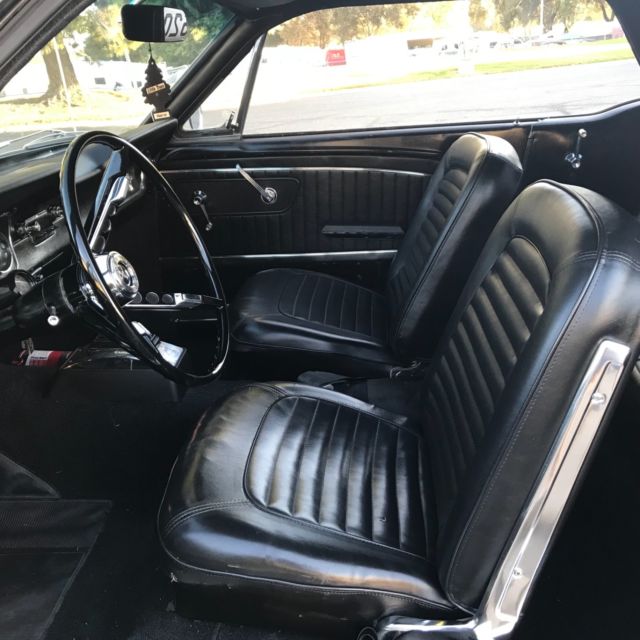 1965 Matt Black Ford Mustang Coupe