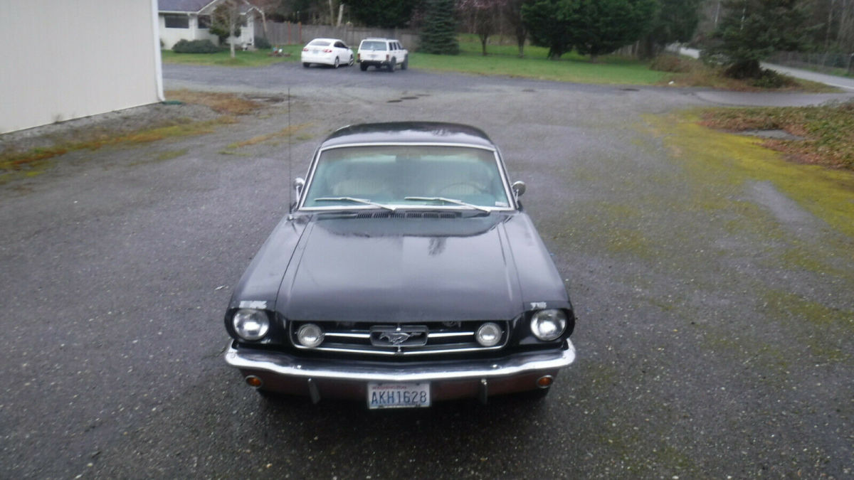 1965 Black Ford Mustang Coupe