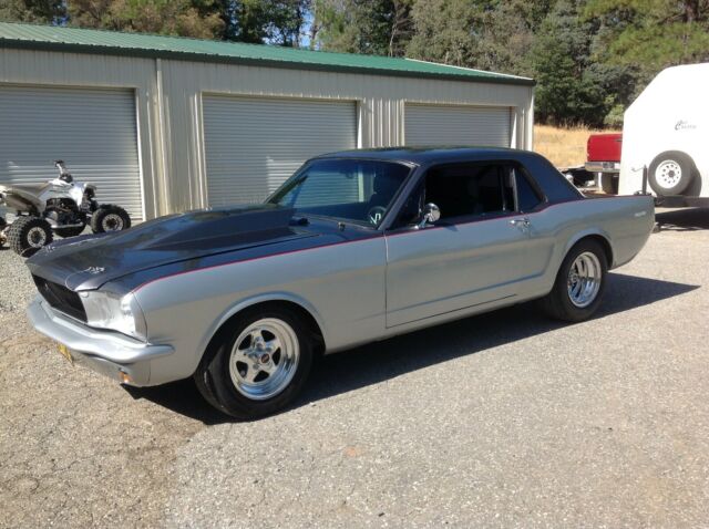 1965 Silver Ford Mustang Coupe