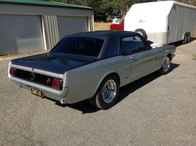 1965 Silver Ford Mustang Coupe
