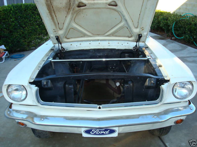 1965 White Ford Mustang Coupe