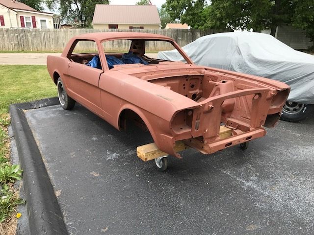 1965 Red Ford Mustang Coupe