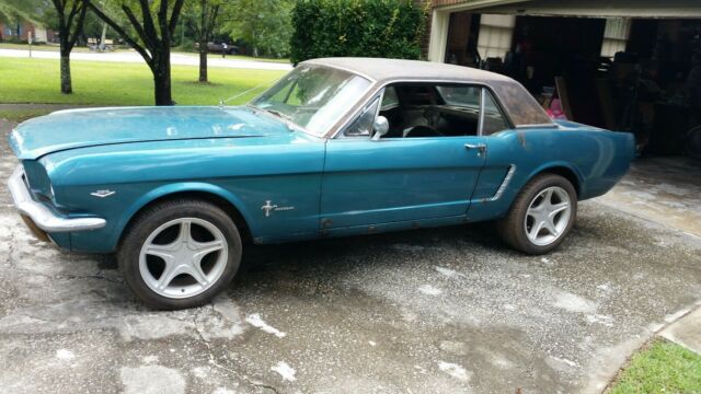 1965 Blue Ford Mustang Coupe