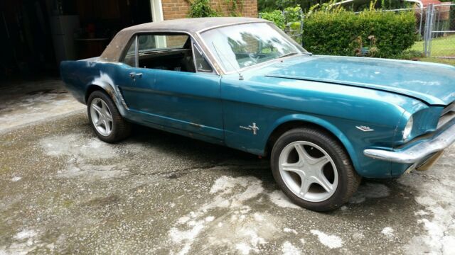 1965 Blue Ford Mustang Coupe