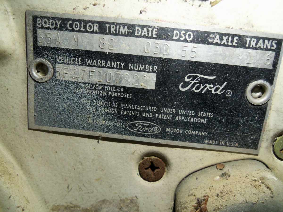 1965 Tan Ford Mustang Coupe