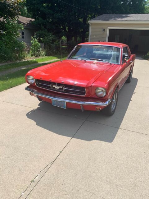 1965 Red Ford Mustang Coupe
