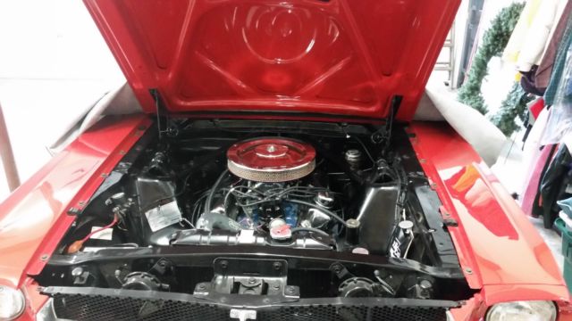 1965 Red Ford Mustang Coupe