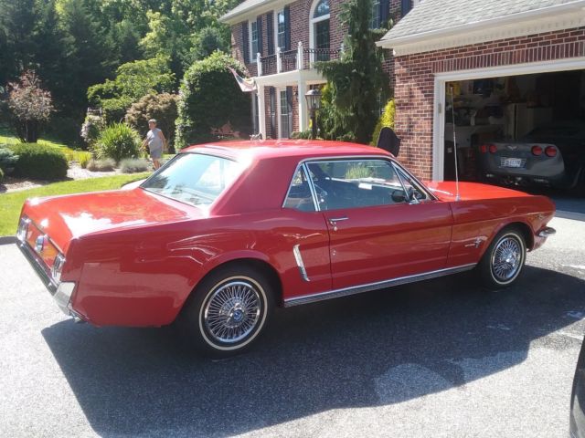 1965 Red Ford Mustang Coupe