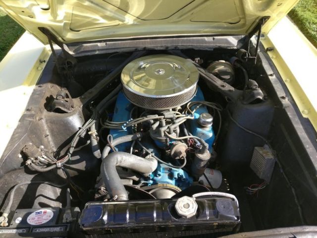 1965 Yellow Ford Mustang 302cui V8 4 Speed Coupe