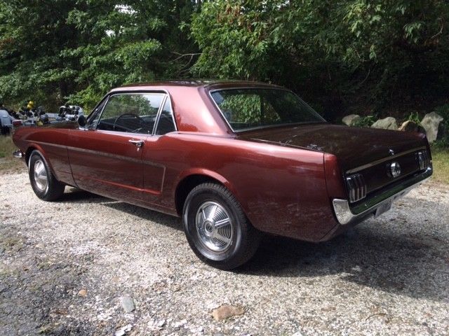 1965 Fire Bronze Metallic Ford Mustang Coupe