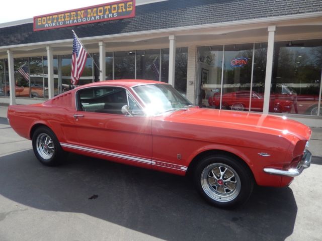 1965 Red Ford Mustang Fastback