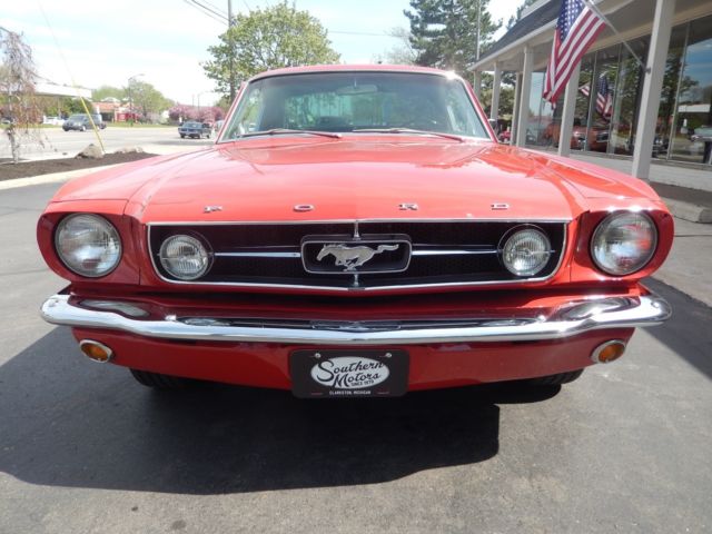 1965 Red Ford Mustang Fastback