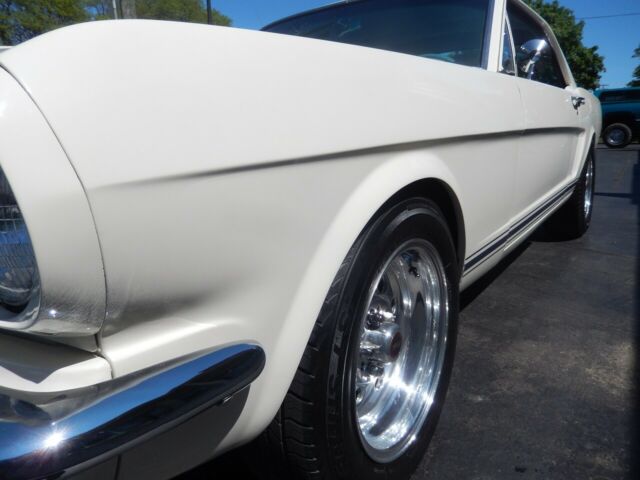 1965 White Ford Mustang Sedan