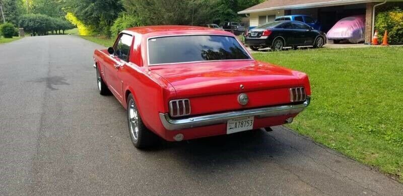 1965 Red Ford Mustang Coupe