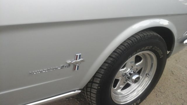 1965 Silver Ford Mustang Fastback