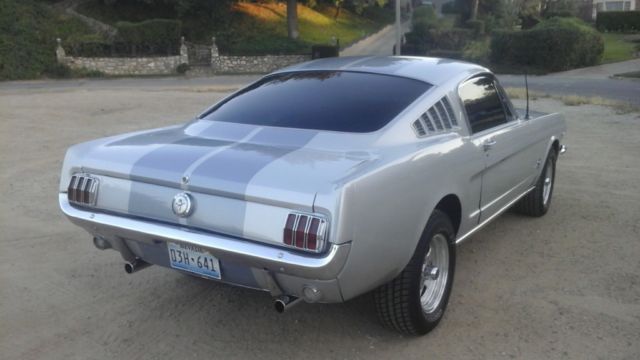 1965 Silver Ford Mustang Fastback