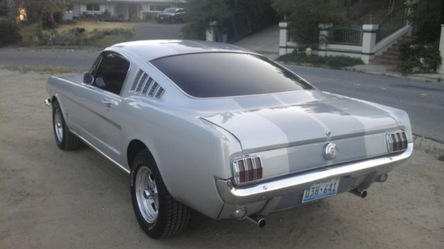 1965 Silver Ford Mustang Fastback