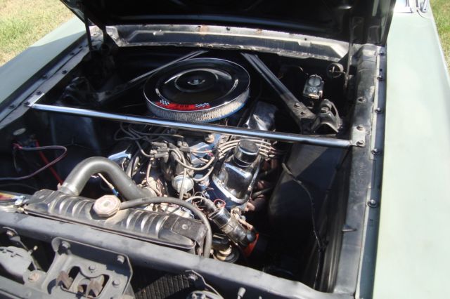 1965 Red Ford Mustang