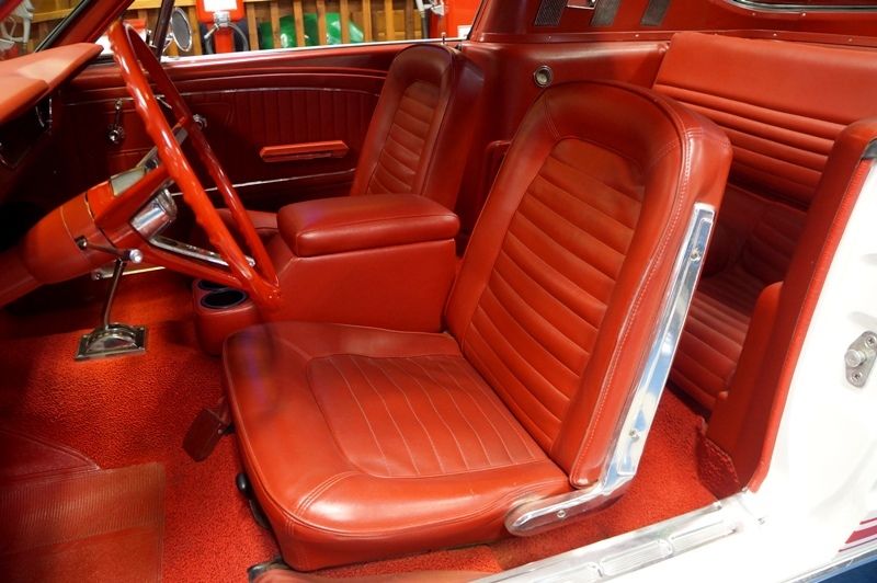 1965 Wimbledon White Ford Mustang