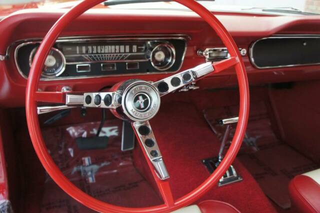 1965 Red Ford Mustang