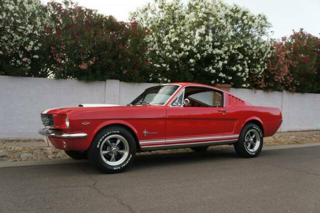 1965 Red Ford Mustang