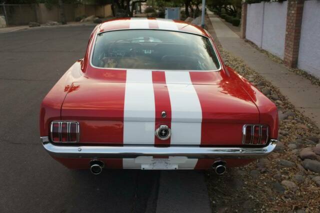 1965 red/white Ford Mustang