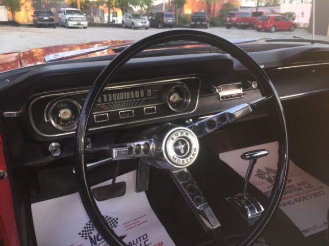 1965 Red Ford Mustang Fastback