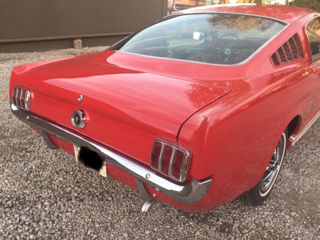 1965 Red Ford Mustang Fastback