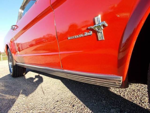 1965 Red Ford Mustang --