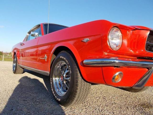 1965 Red Ford Mustang --