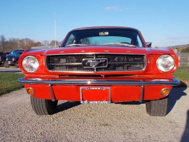 1965 Red Ford Mustang --