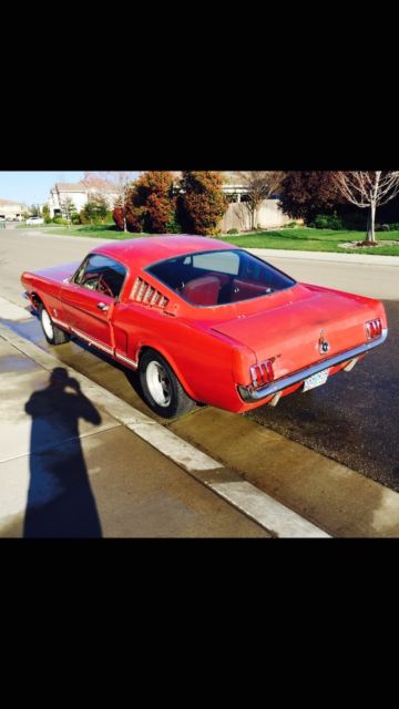 1965 Rangoon Red Ford Mustang Fastback
