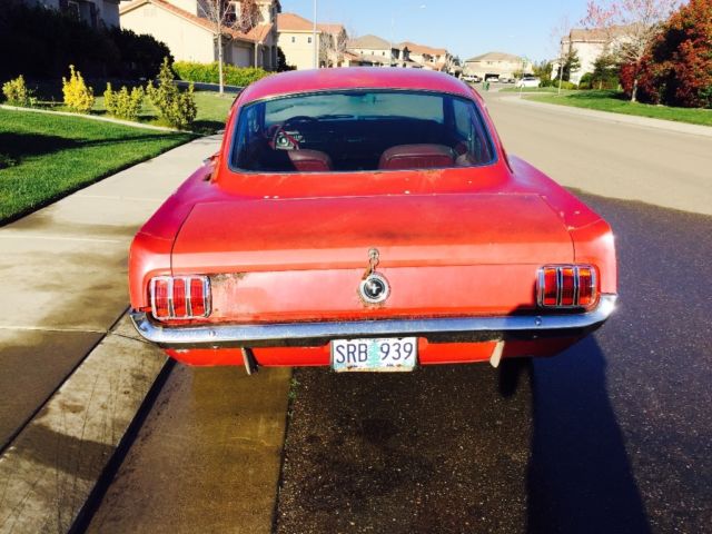 1965 Rangoon Red Ford Mustang Fastback