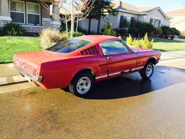 1965 Rangoon Red Ford Mustang Fastback
