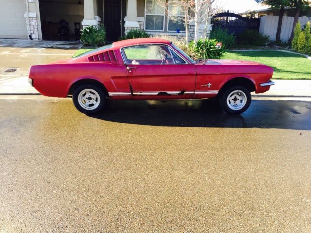 1965 Rangoon Red Ford Mustang Fastback