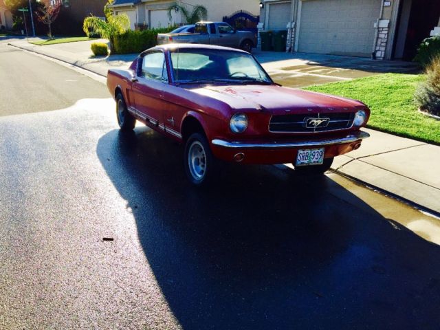 1965 Rangoon Red Ford Mustang Fastback