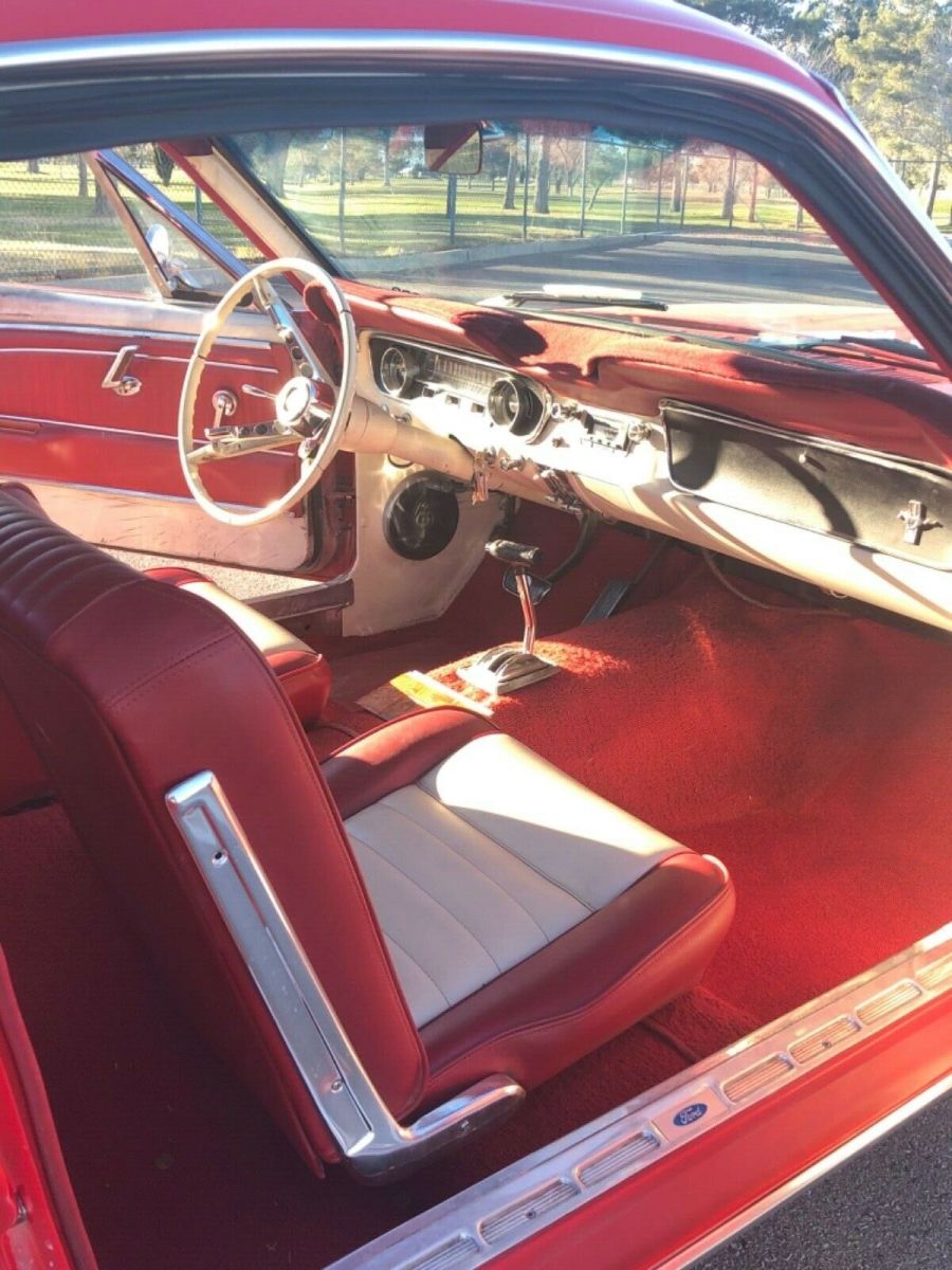 1965 Red Ford Mustang Fastback